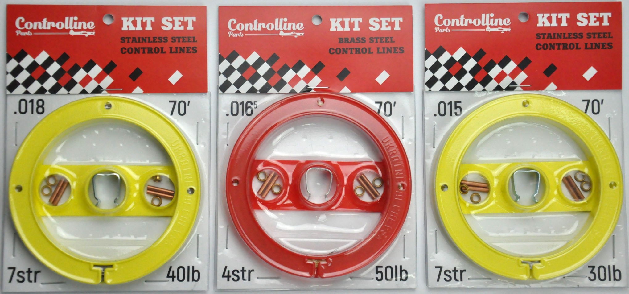 KIT SET CONTROL LINES .015 IN 70 FEET 7 STRAND 30 LB