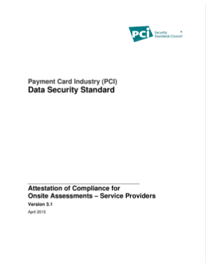 PCI DSS Level 1 Security Certificate